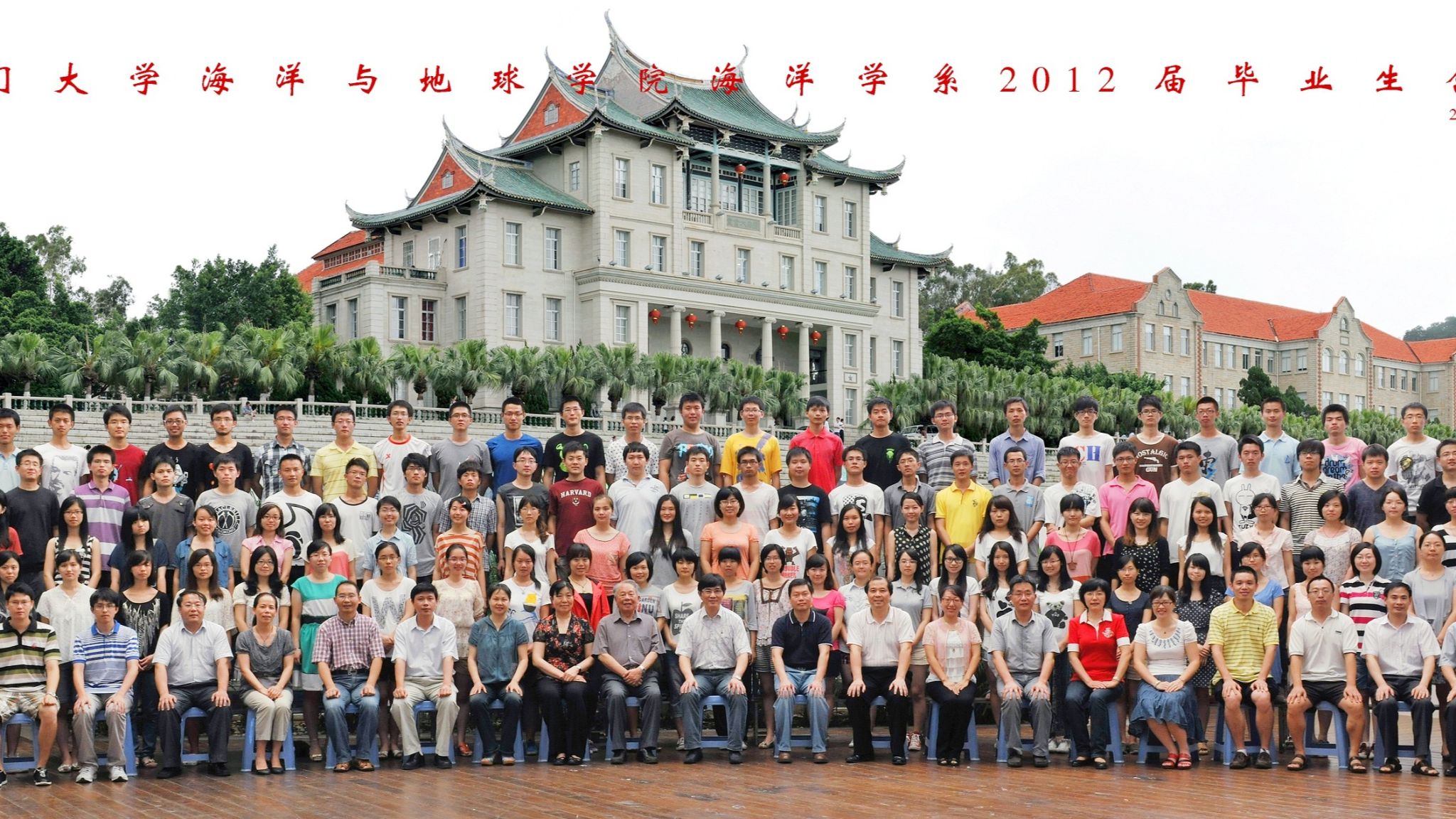 2012屆海洋系畢業合影