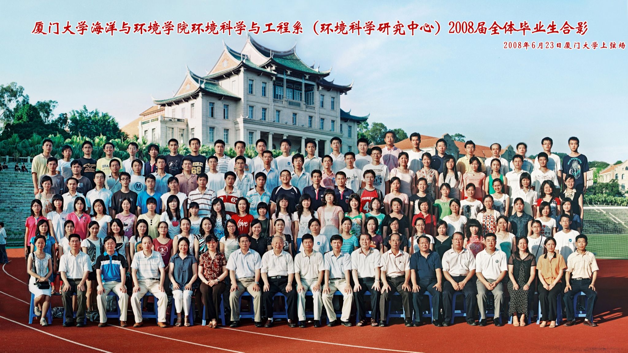 2008屆環科系畢業合影