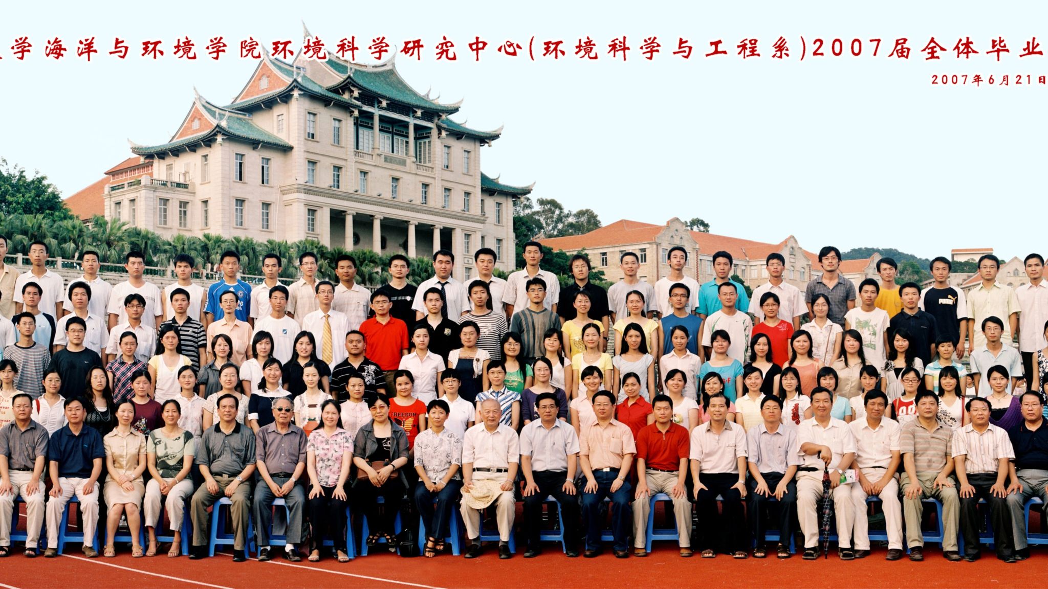2007屆環科系畢業合影